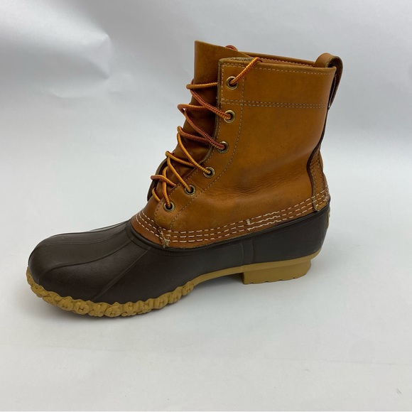 L.L. Bean Vintage Maine Hunting Boots Made In Maine. Color Brown SZ 8 Wide - Picture 7 of 11